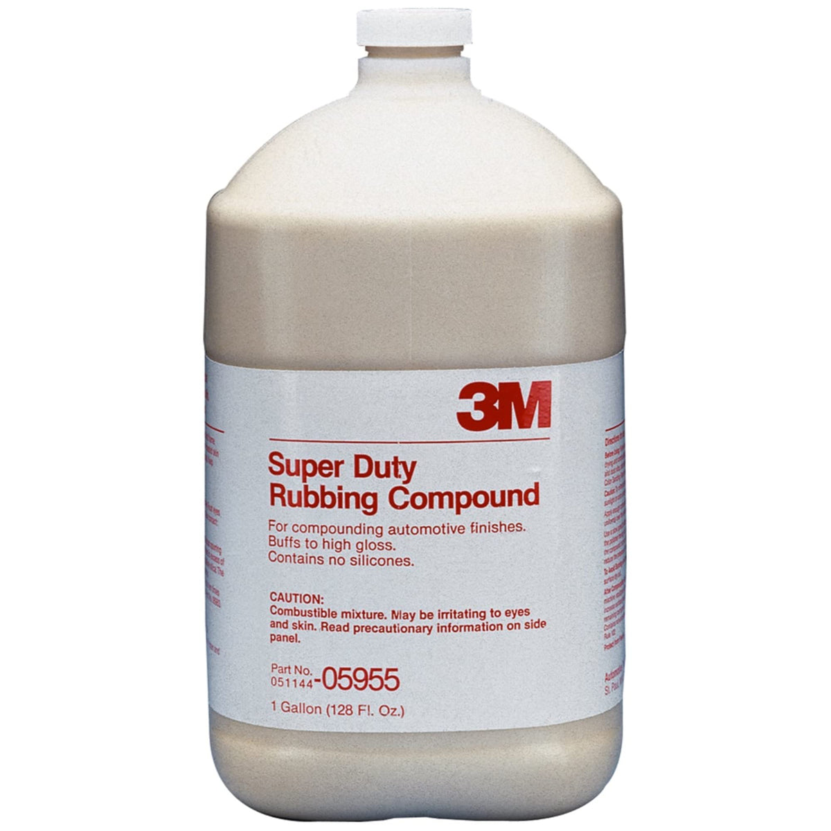 3M 05955 3M Super Duty Rubbing Compound, 05955, 1 gal (10.6 lb), Removes Oxidation