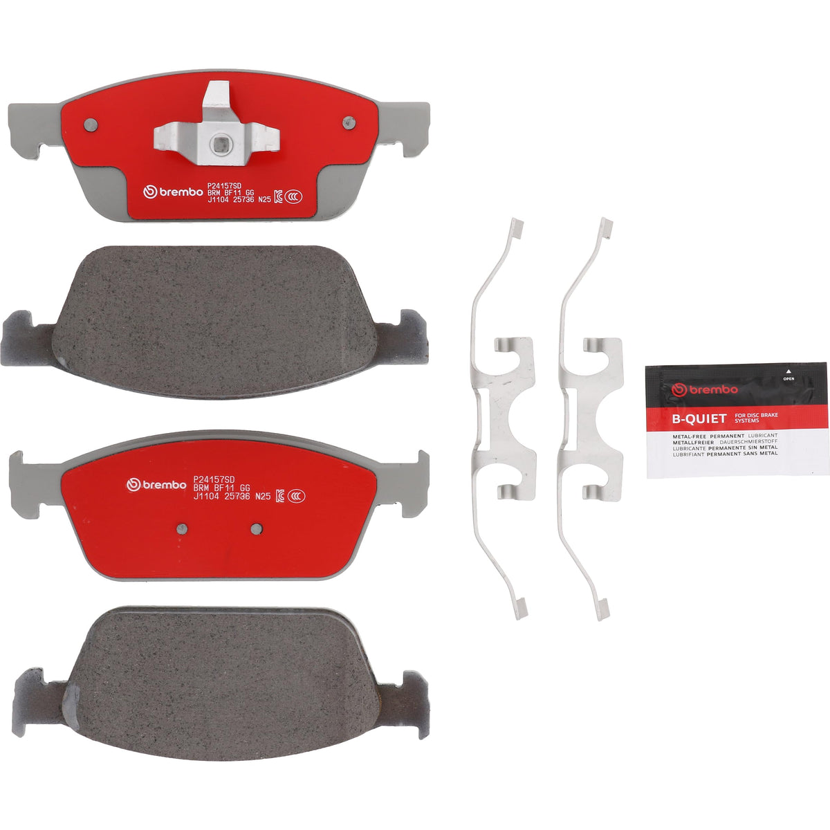BREMBO P37021SD Brembo Disc Brake Pad Set Severe Duty P24157SD