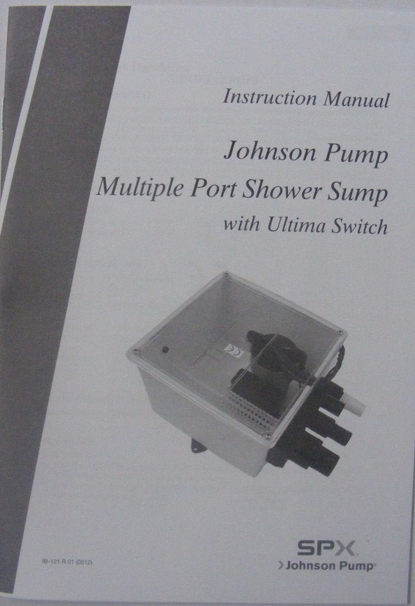 JOHNSON PUMP 57151-24 Johnson Pump 57151-24 GREY WATER SYSTEM 1000GPH 24V
