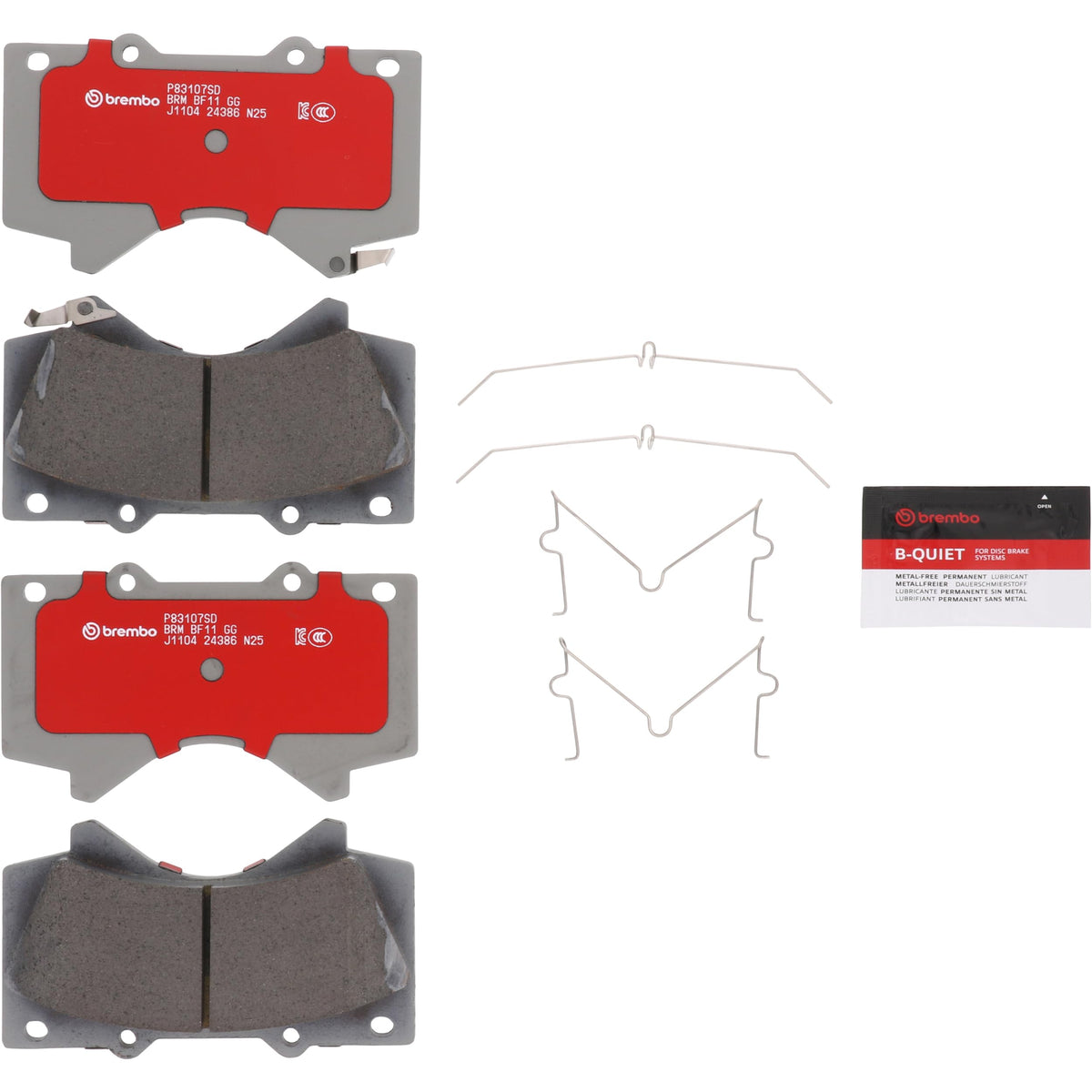 BREMBO P24213SD Brembo Disc Brake Pad Set Severe Duty P83107SD