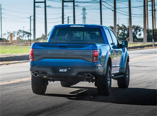 BORLA 60638 BORLA 60638 Performance Exhaust Merge X-Pipe With Mid-Section 2017-2020 Ford F-150 Raptor V6 & 2019-2020 F-150 Limited V6 Dual 2.75" Diameter Into Mufflers/Dual 3" Exiting Mufflers T-304 Stainless