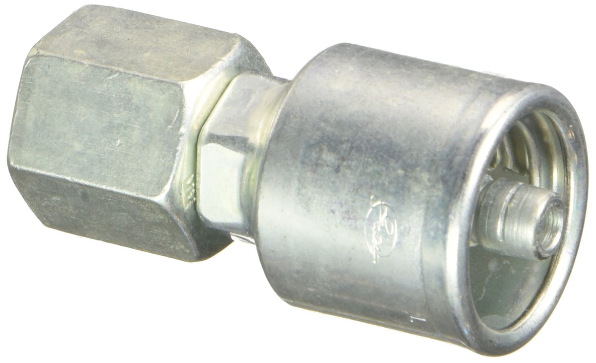 Gates G25170-0406 MegaCrimp Coupling, Female JIC 37 Flare Swivel