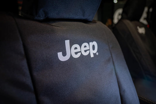 COVERCRAFT SSJ7455FJ11WFBK Covercraft Endura Jeep Logo SEATSAVER Custom S - SSJ7455FJ11WFBK