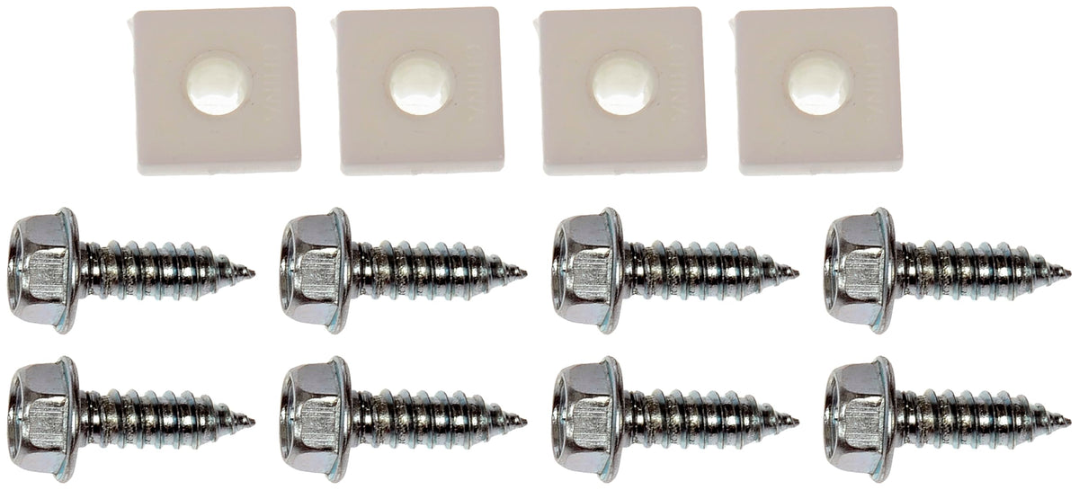 DORMAN 785-101D Dorman 785-101D License Plate Fasteners - No.14 X 3/4 in., 12 Pack