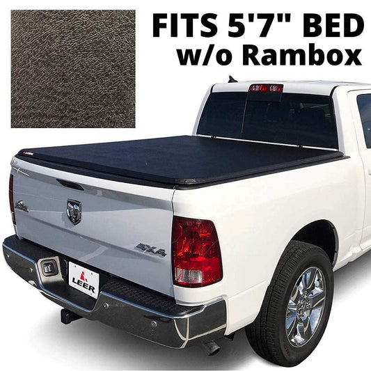 LEER 630298 LEER Latitude | Fits 2019-2026 Ram with 5.7 FT Bed w/o Rambox | Easy Install, Soft Tri-Fold Truck Bed Tonneau Cover (w/o Rambox)