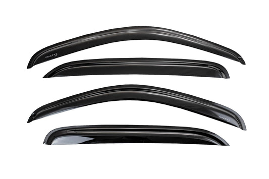TRAILFX 4531H TrailFX Rainguard Window Vents Fits Chevrolet Tahoe 2015-2020 Smoke Acrylic Low Profile Tape-On Side Window Deflectors Set of 4 Rainguards TrailFX 4531H