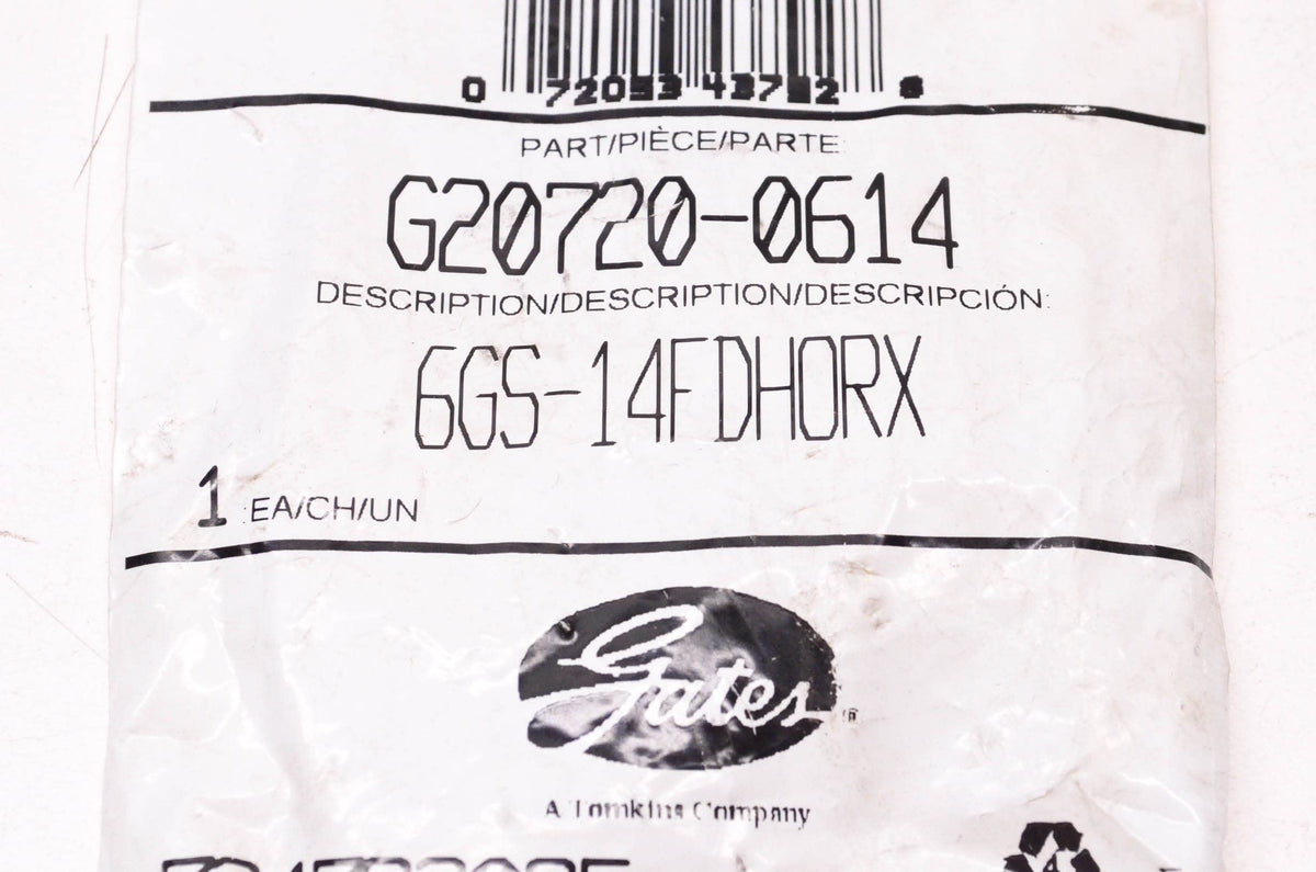 Gates G20720-0614 HYDRAULIC COUPLING-GLOBALSPIRAL