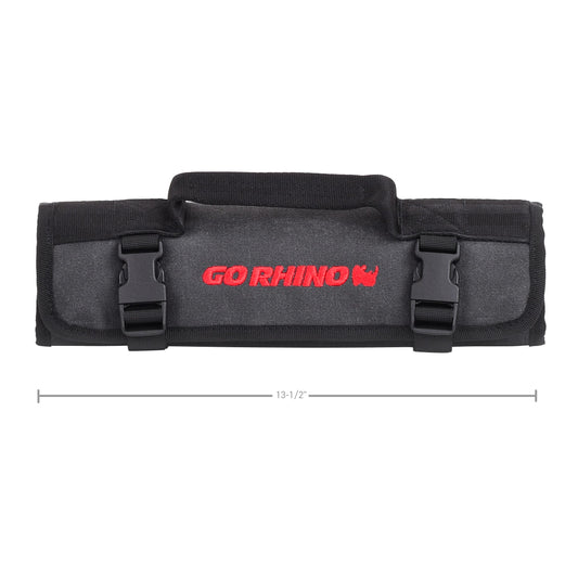 GO RHINO XG1050-01 Go Rhino! Wrench Roll - Small – Open: 14 1/4" x 26 1/4" & Closed: 4" x 4" – XG1050-01