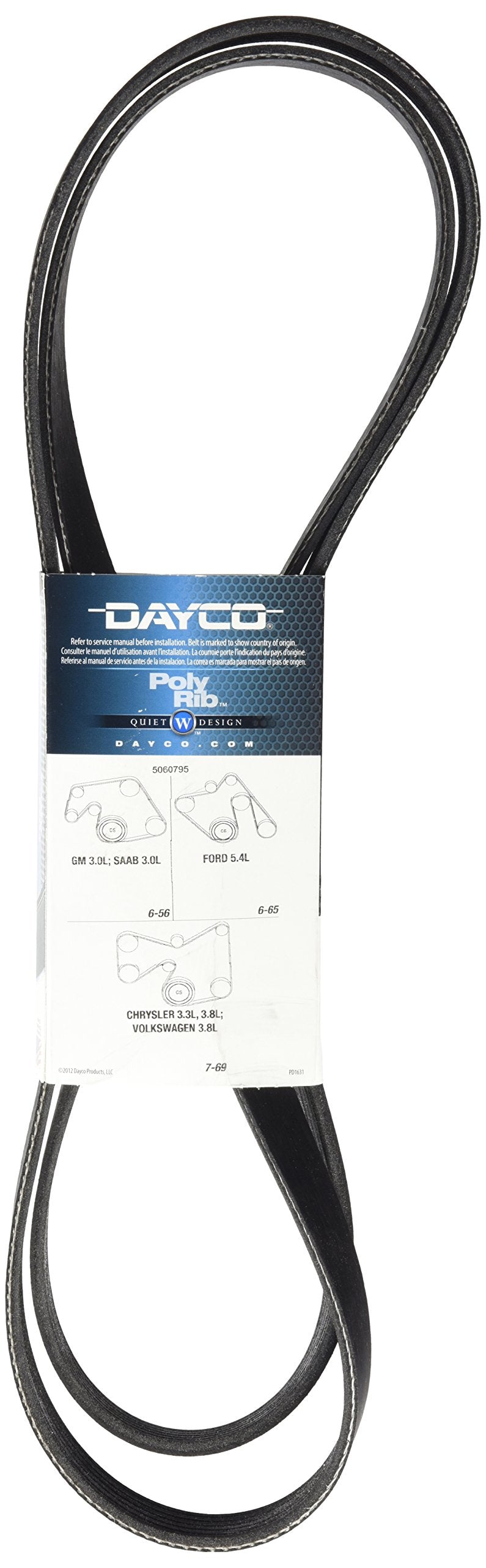 DAYCO 5060795 Dayco 5060795 97-10 NUMEROUS APPLICATIONS