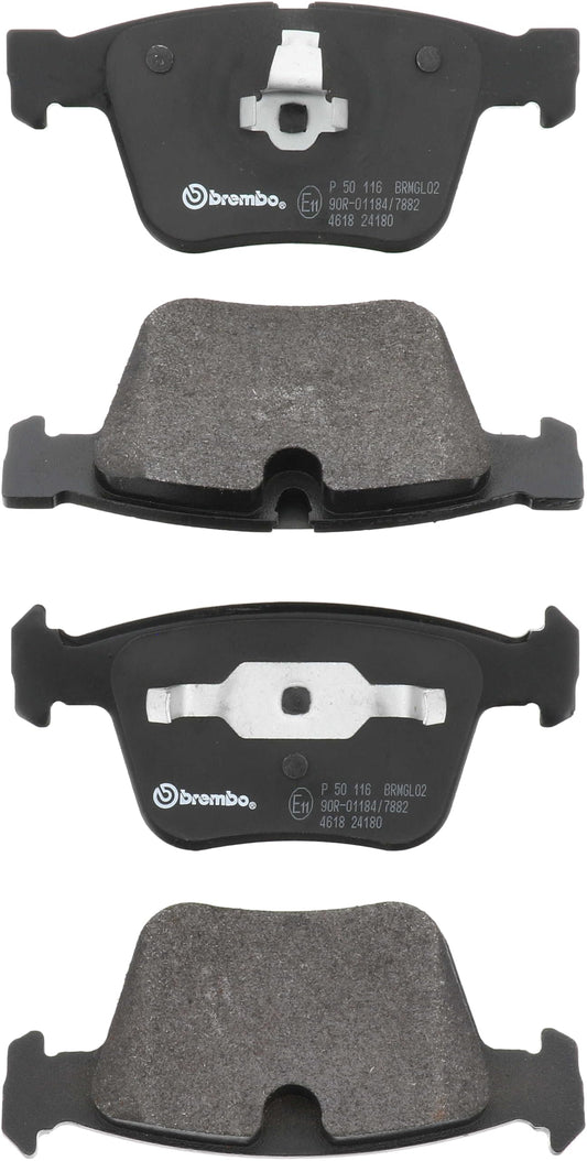 BREMBO P50116 Brembo P50116 Low-Met Rear Disc Brake Pad Set MERCEDES-BENZ OE# A1644202420