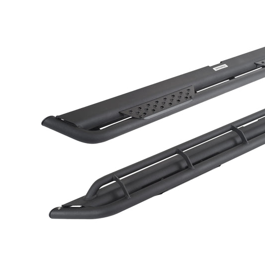 GO RHINO DT4415T Go Rhino Dominator Xtreme DT Sidesteps & Brackets | Mild Steel, Textured Black | DT4415T | Fits 2007-2021 Toyota Tundra Double Cab Pickup