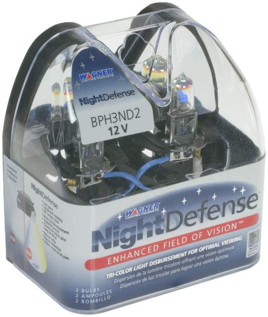 WAGNER BPH3TVX2 Wagner NightDefense BPH3ND2 Multi-Purpose Light Bulb Card of 2