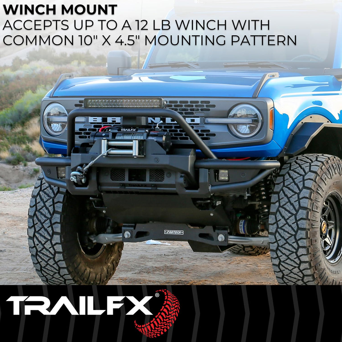 TRAILFX BR002T Trailfx BR002T BRONCO FRONT WINCH BUMPER