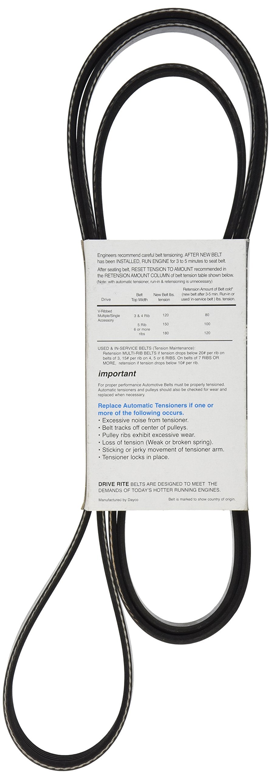 Dayco 5050888DR Serpentine Belt