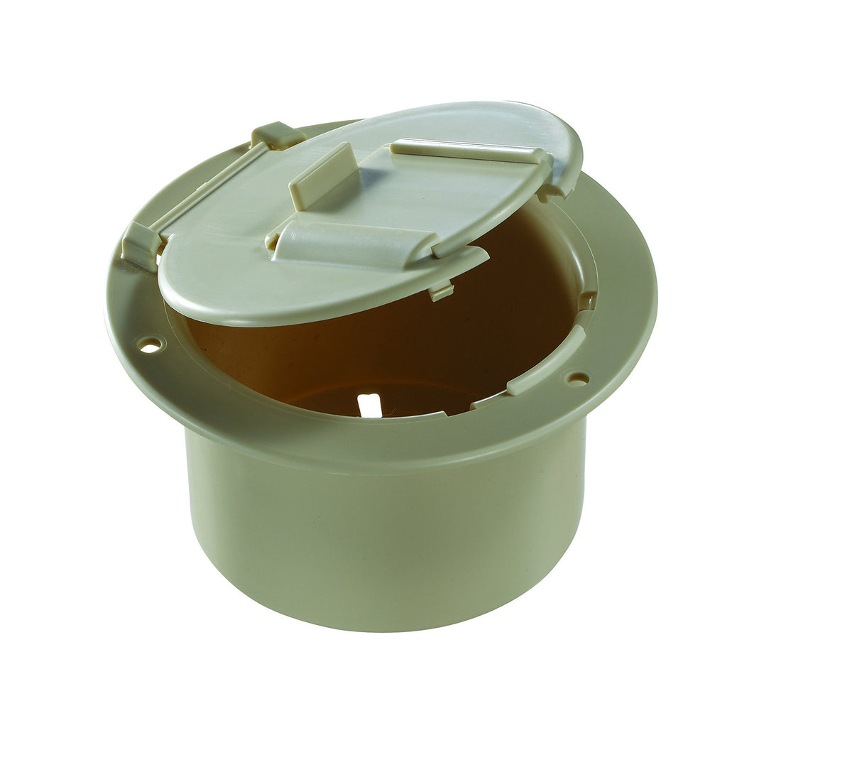 RV DESIGNER B132 RV Designer B132-4.6" Low-Profile Electrical Cable Hatch, Colonial White