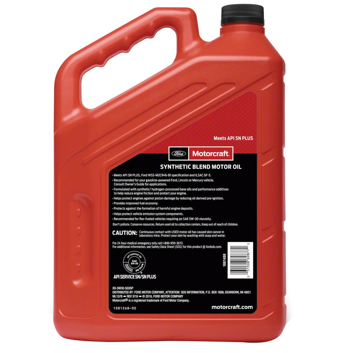 Motorcraft XO5W305Q3SP Auto Oil