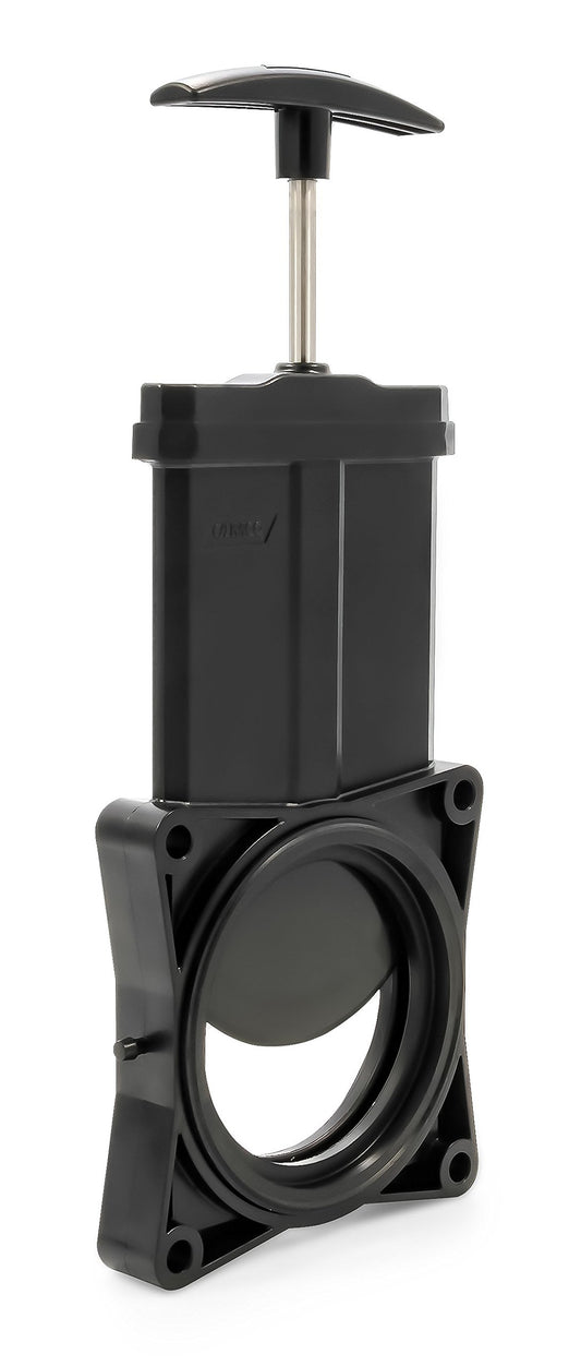 CAMCO 39513 Camco RV Replacement Waste Valve with Handle - Features Durable Plastic Handle & 3-Inch Diameter Valve Opening (39513)