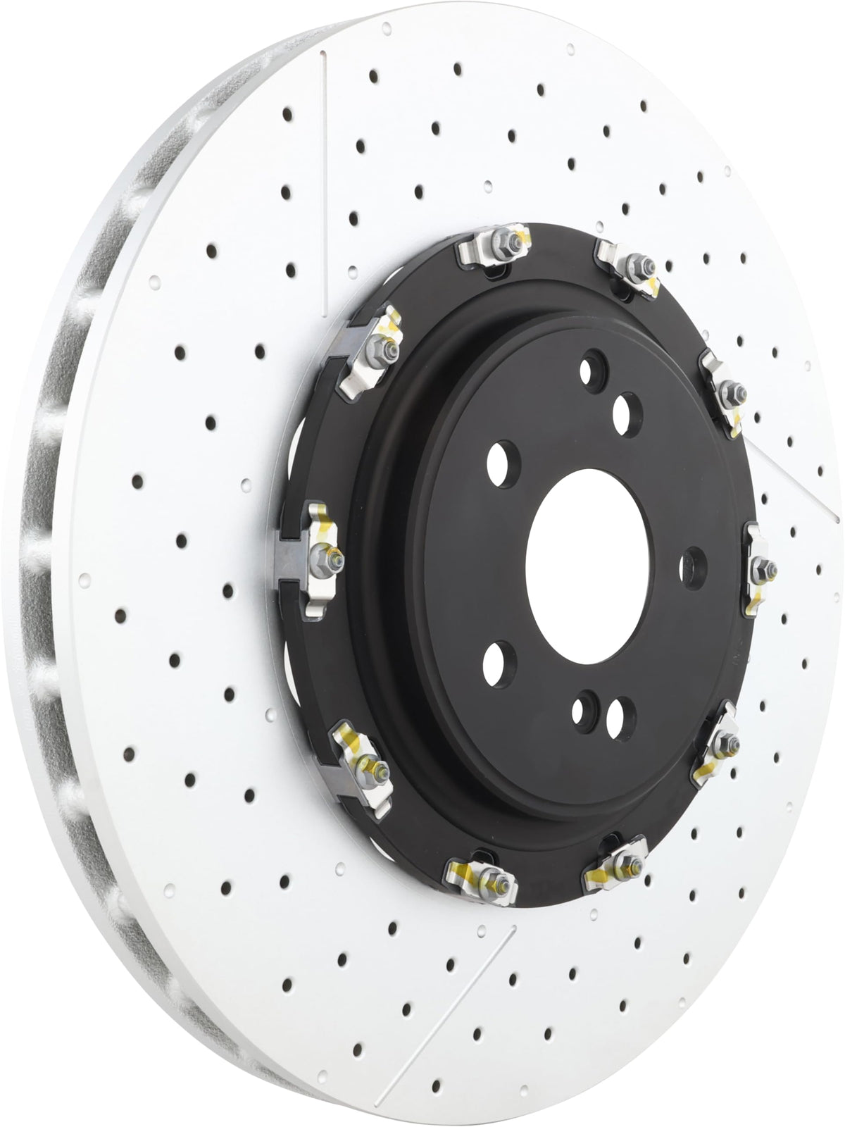 BREMBO 09931333C02 Brembo 09.9313.33 Floating two piece UV Coated Pillar Vented drilled + Slotted Front Brake Rotor MERCEDES-BENZ OE# A2304211212