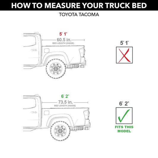 Retrax T-80812 RealTruck Retrax RetraxPRO XR Retractable Truck Bed Tonneau Cover – T-80812 – Fits 2005 - 2015 Toyota Tacoma Regular, Access & Double Cab 6' 2" Bed (73.5")