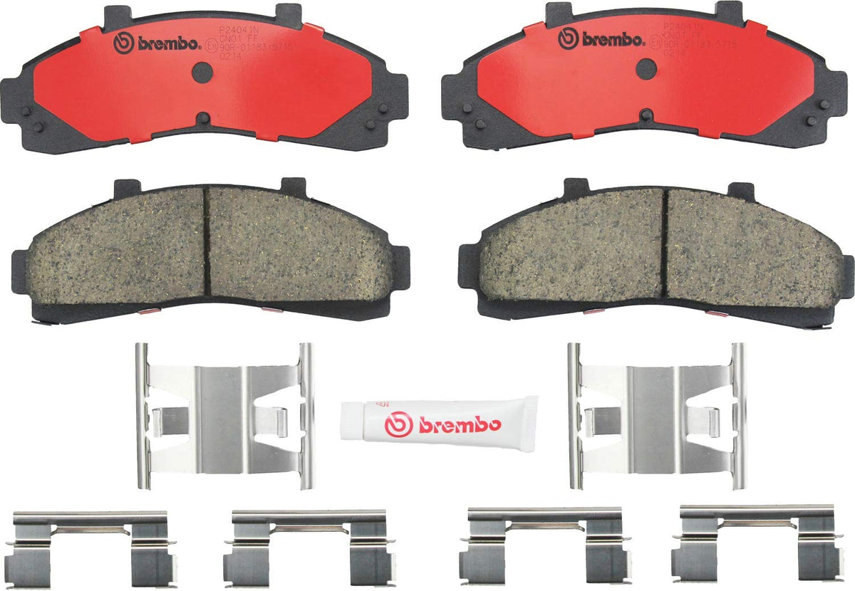 BREMBO P24041N Brembo P24041N Premium Ceramic Front Disc Brake Pad Set FORD ASIA & OCEANIA/FORD AUSTRALIA/FORD USA/MAZDA OE# ZZR049280A