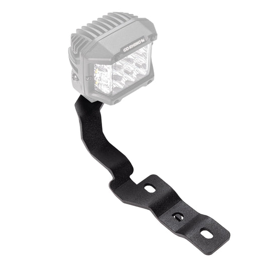 GO RHINO 732255T Go Rhino! XE Hood Hinge Cube Light Mount | Mild Steel, Textured Black | 732255T | Fits 2015-2022 Chevrolet Colorado