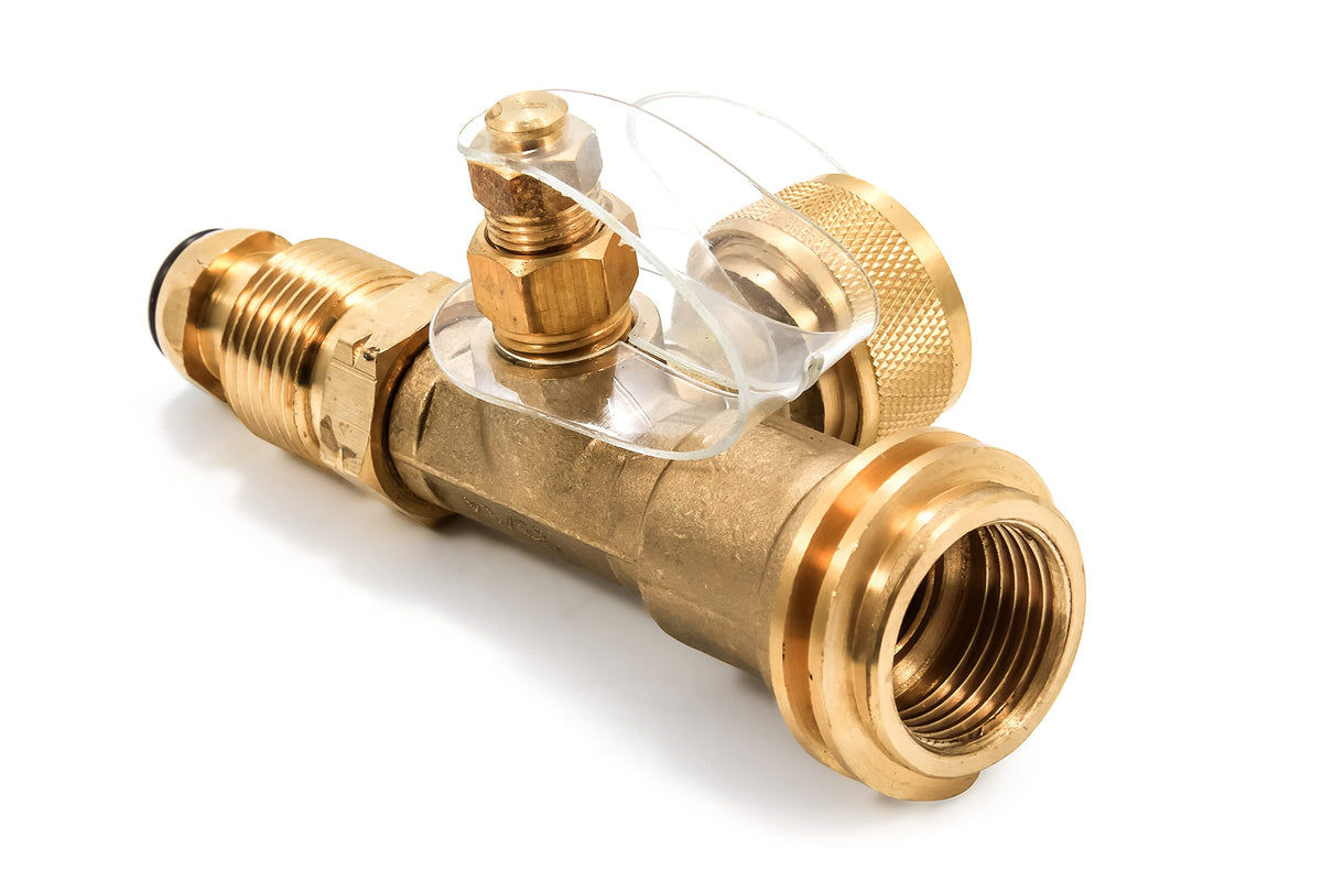 CAMCO 59125 Camco 59125 Propane Brass Tee with 5' Hose