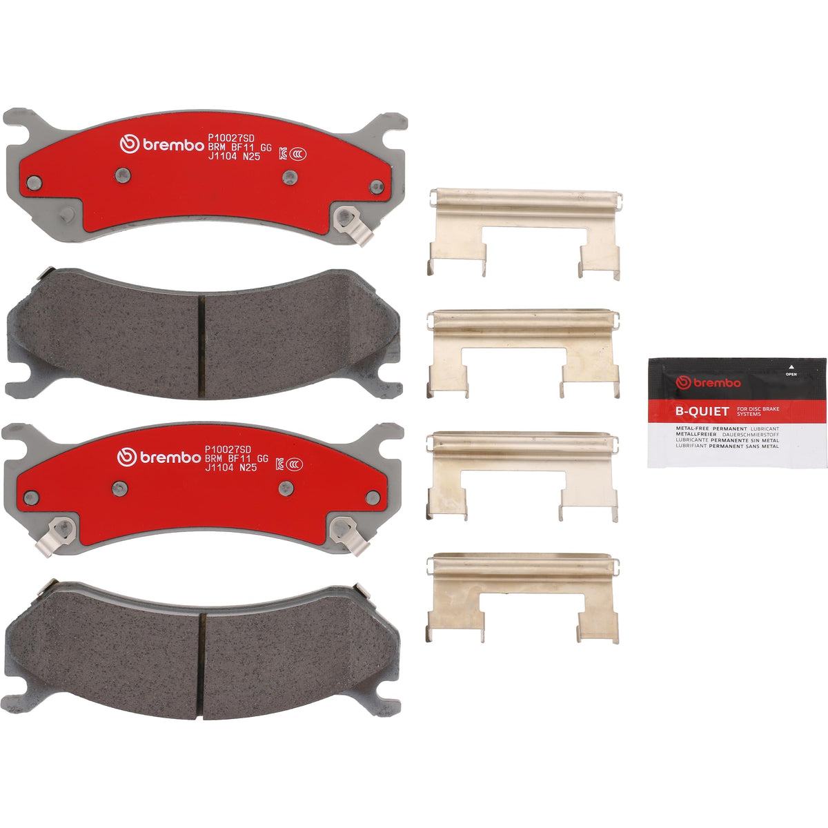 Brembo P10027SD Brembo Disc Brake Pad Set Severe Duty P10027SD