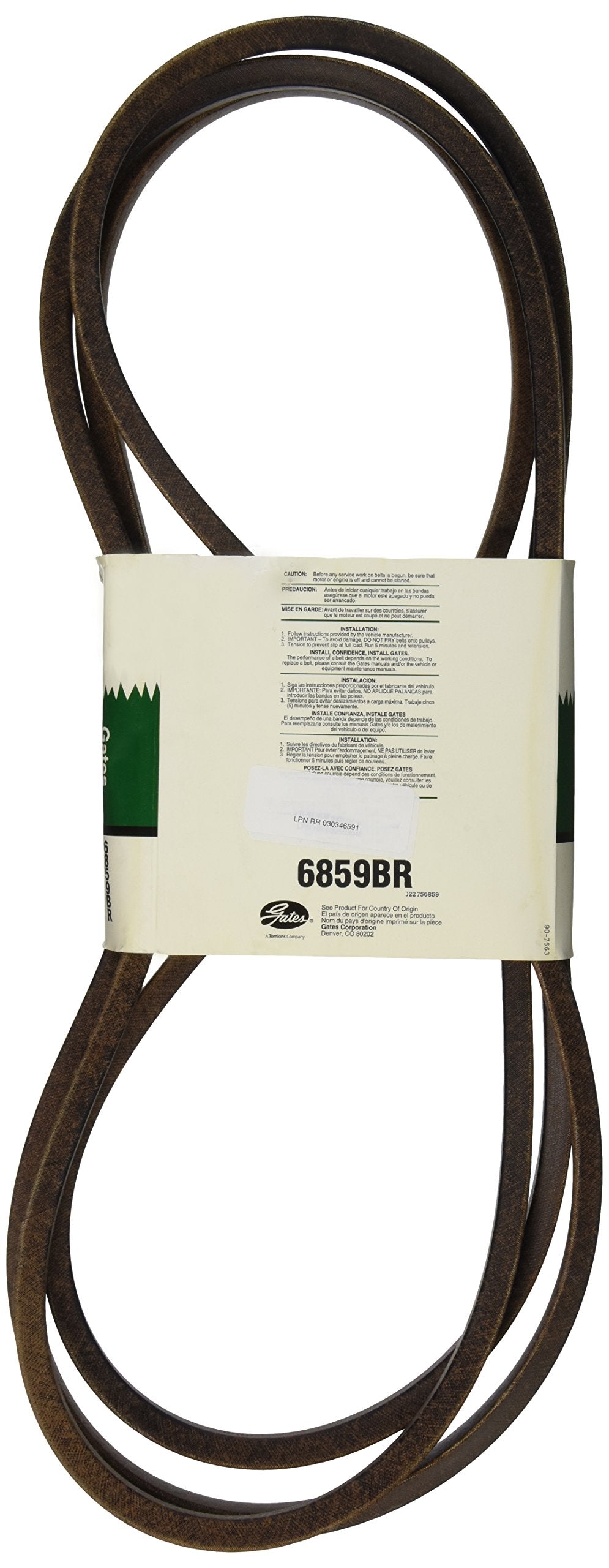 Gates 6859BR BladeRunner Lawn and Garden Belt, Black