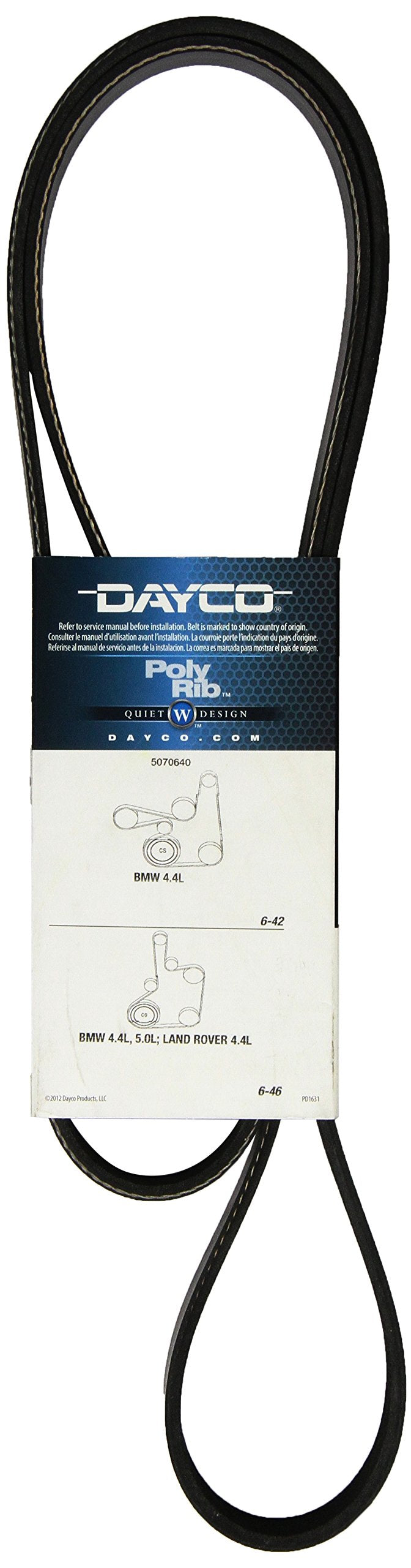Dayco 5070640 BMW/LAND ROVER 4.4/4.6/5.0L