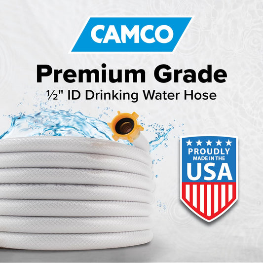 CAMCO 22763 Camco TastePURE 4-Ft RV Drinking Water Hose - Made in the USA