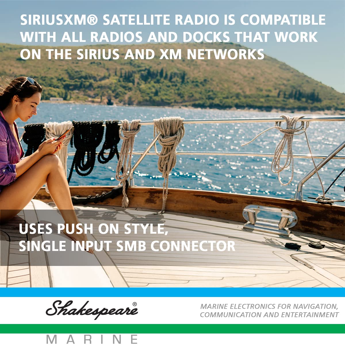 SHAKESPEARE SRA-50 Shakespeare SRA-50 SiriusXM Satellite Radio Antenna