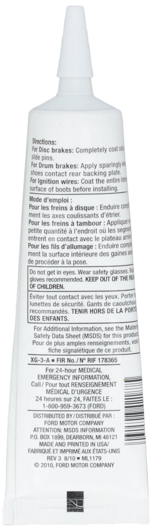 Motorcraft XG3A Ford Genuine Ford Fluid XG-3-A Silicone Brake