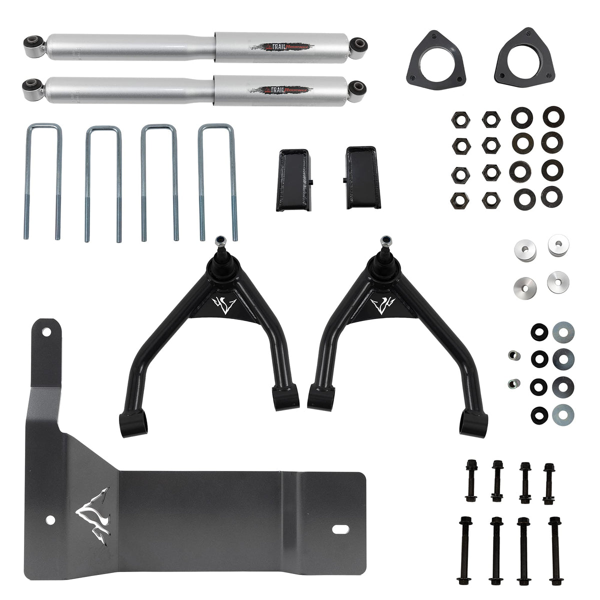BELLTECH 150206BK Belltech 150206BK 4" Trail Performance Suspension Lift Kit fits 2014-16 Chevrolet Silverado/GMC Sierra 2WD & 4WD