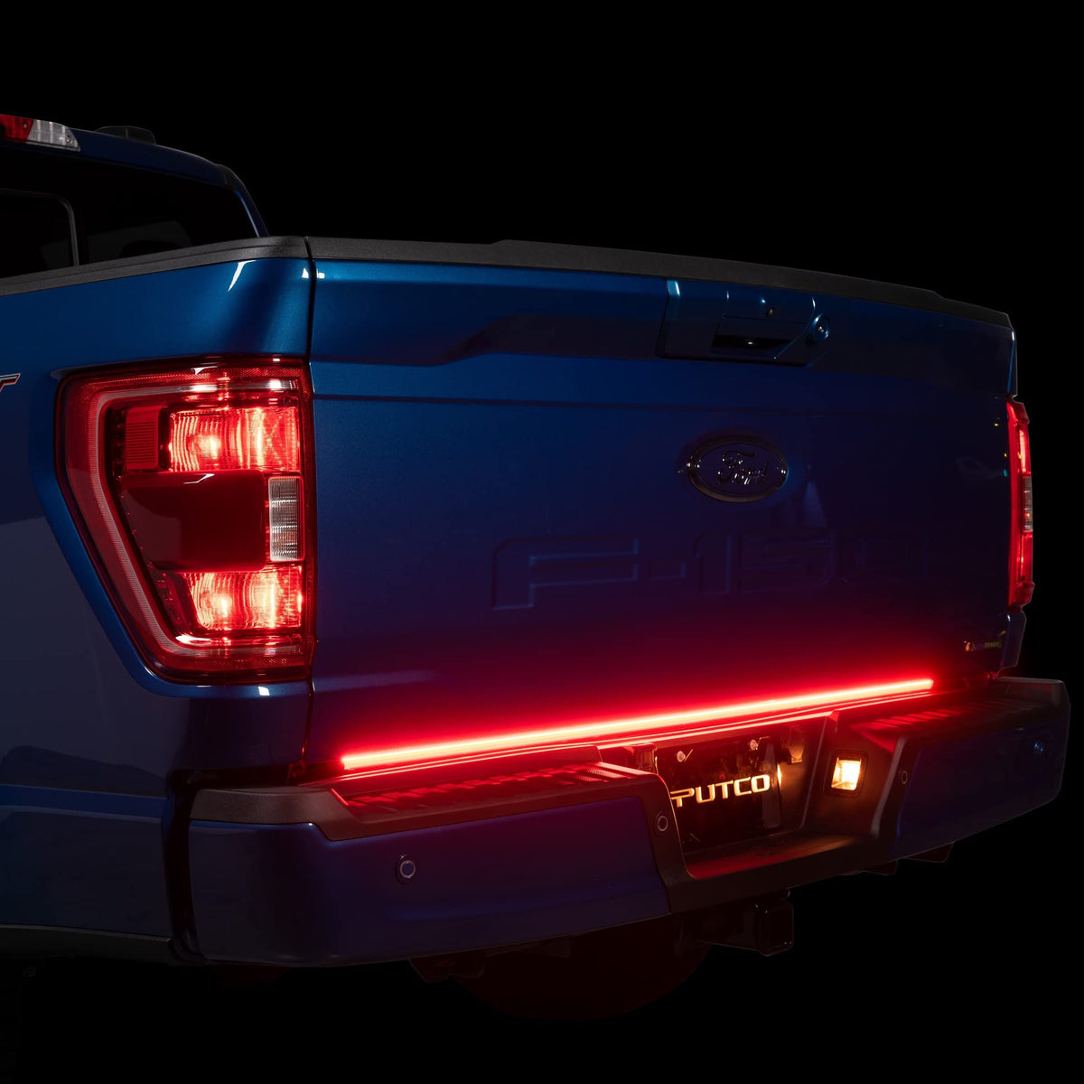 Putco 9201960-37 Putco 60" Blade LED Tailgate Light Bar Red/Amber/White LEDs & Quick Connect Harness - Fits Ford F150 2024-2027 (Only fits Models Without Onboard Scale/Tow Tech & OE LED Taillights)