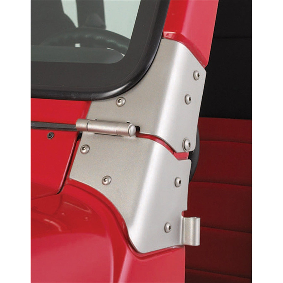 RUGGED RIDGE 11209.03 Rugged Ridge Windshield Hinges for Jeep Wrangler JK | 11209.03 | Fits 2007-2018 Jeep Wrangler JK