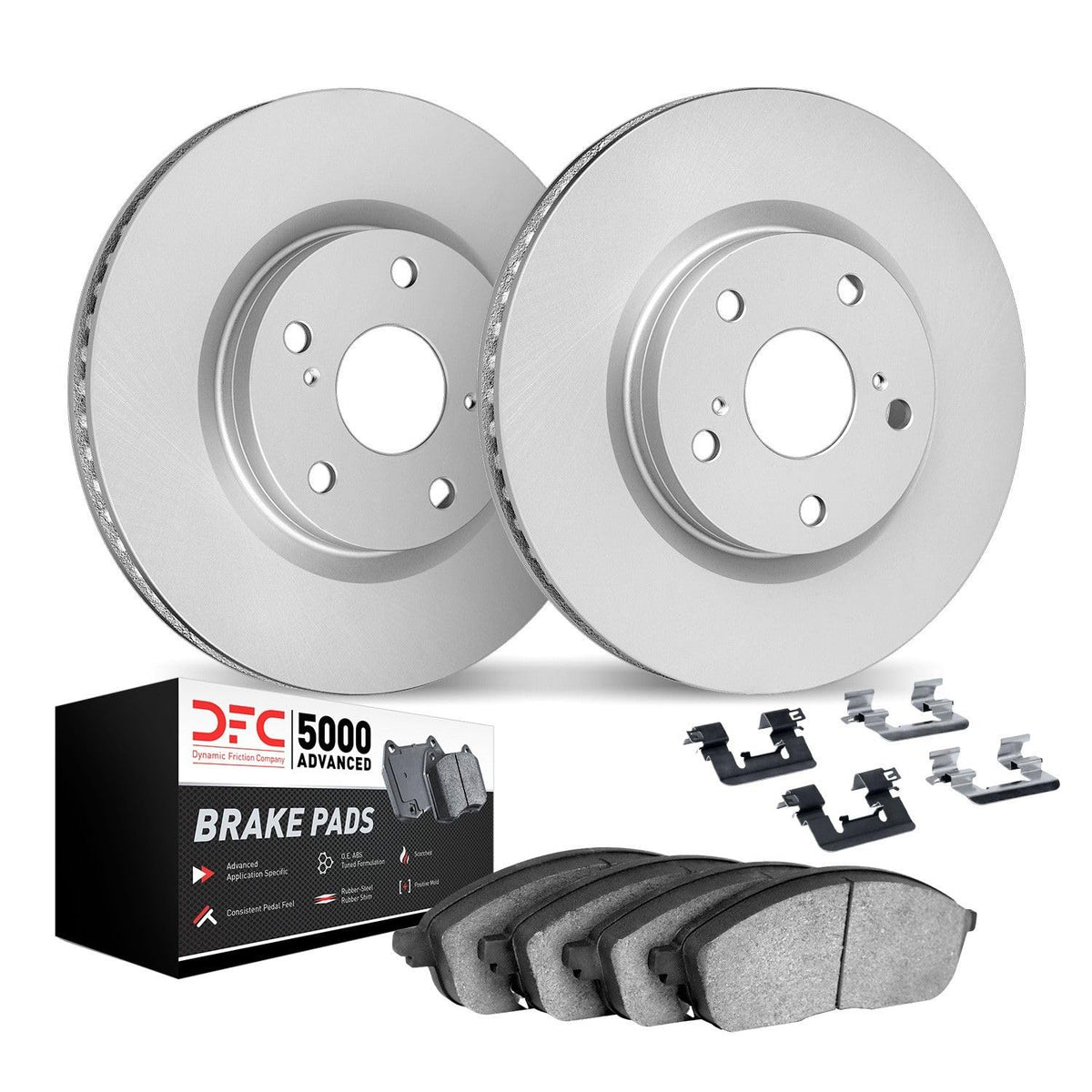 Dynamic Friction 4512-45076 Front Brake Kit
