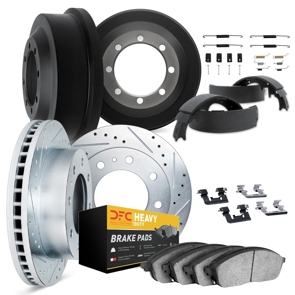 Dynamic Friction 7214-48068 DFC Front and Rear Brake Kit