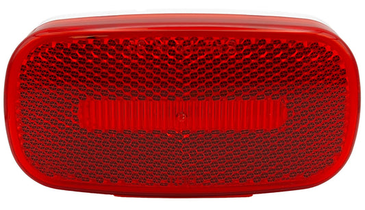 RV DESIGNER L903 RV Designer L903-4.13" x 2" Red Oblong Reflex LED Marker/Clearance Light