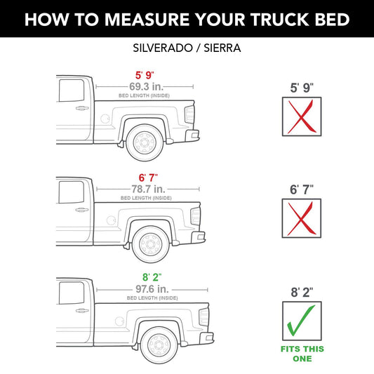 TRUXEDO 571601 RealTruck TruXedo Lo Pro Soft Roll Up Truck Bed Tonneau Cover | 571601 | Fits 2007 - 2013 Chevy/GMC Silverado/Sierra 1500, 2007-14 2500/3500HD - Not Dually 8' 2" Bed (97.6")