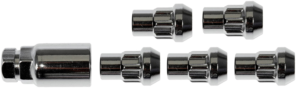 Dorman 712-628 WHEEL NUT LOCK CHROME ACORN SET M14-1.50
