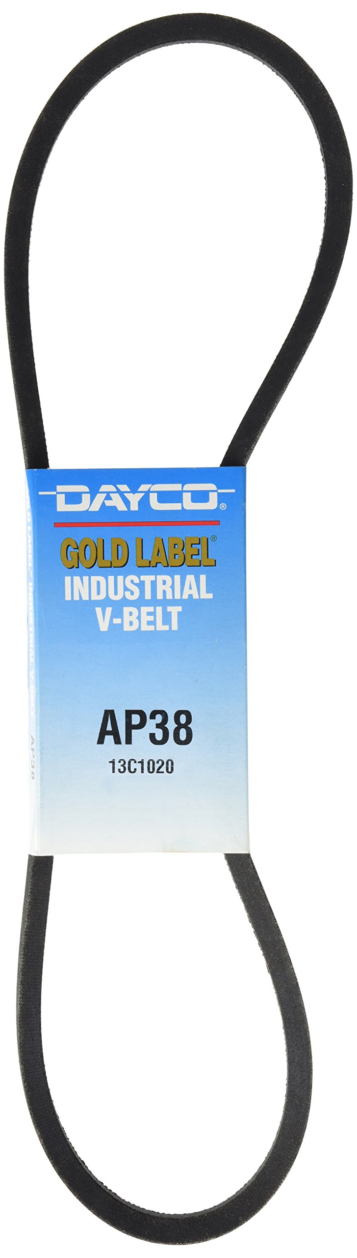 Dayco AP38 Super Blue Ribbon V-Belt, Black