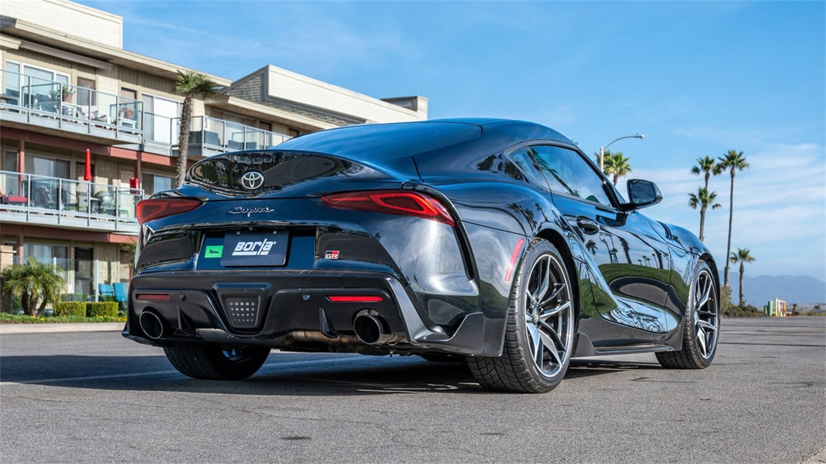 BORLA 140826BC Borla 20-25 Toyota GR Supra ATAK Cat-Back Exhaust System w/Black Chrome Tips - 140826BC
