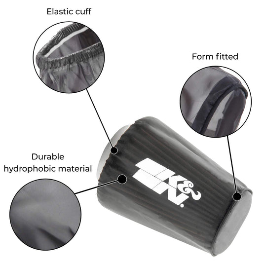 K&N FILTER RF-1042DK K&N RF-1042DK Black Drycharger Filter Wrap - For Your K&N RF-1042 Filter