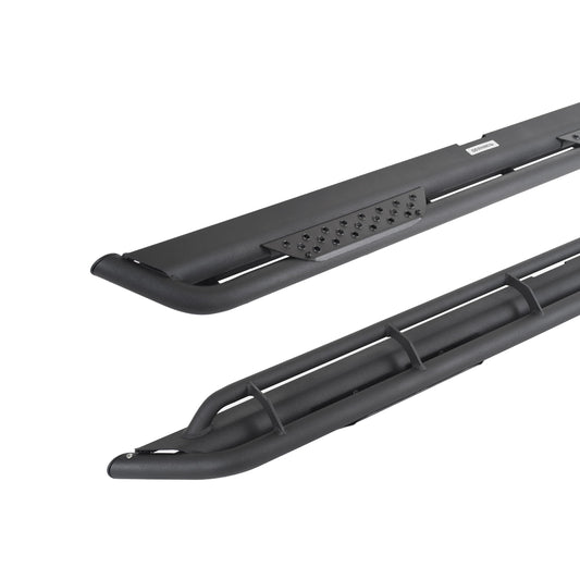 GO RHINO DT4129T RealTruck Dominator Xtreme DT Sidesteps & Brackets | Mild Steel, Textured Black | DT4129T | Fits 2021-2026 Ford Bronco 4-Door (Excludes Bronco Sport)