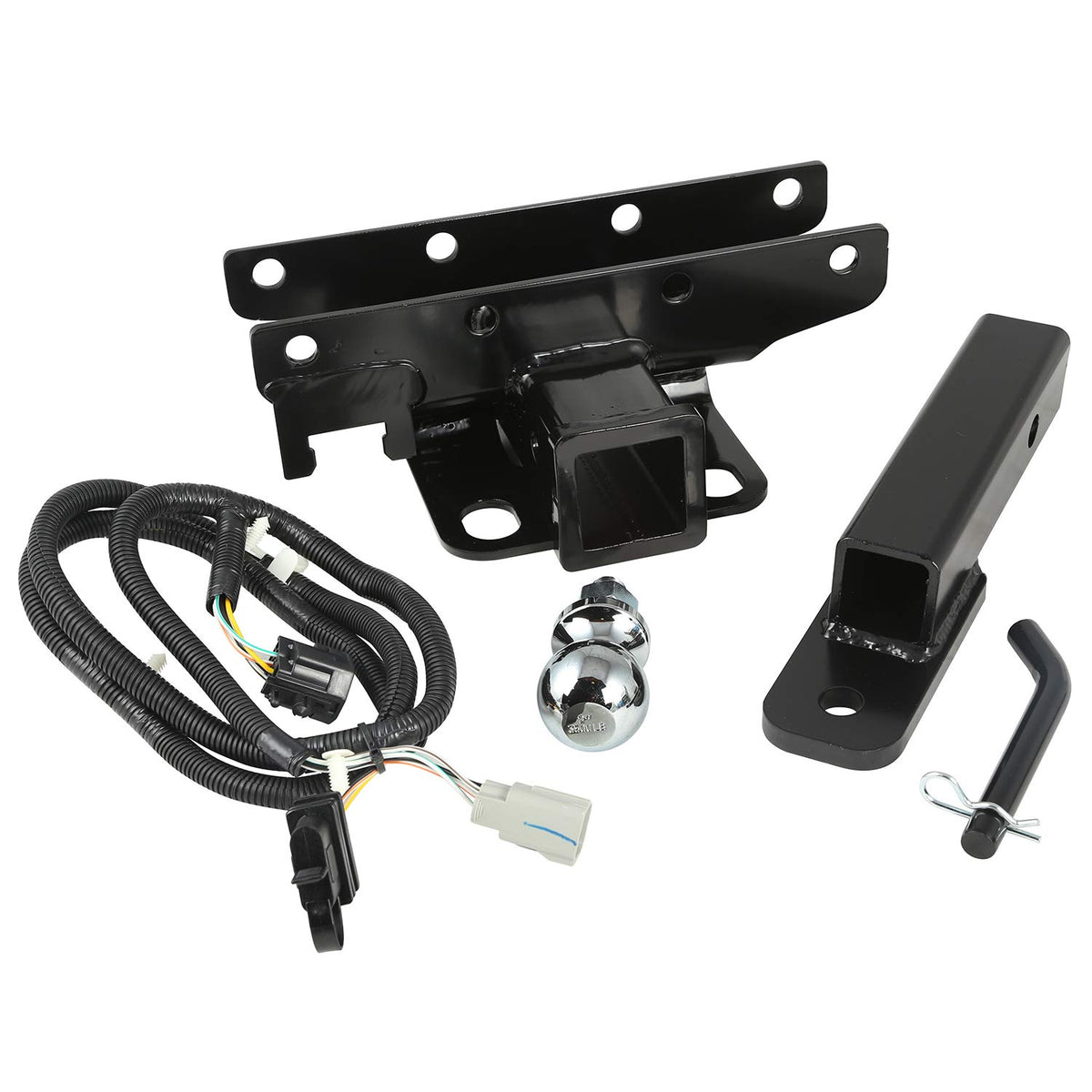 RUGGED RIDGE 11580.54 Rugged Ridge 11580.54 Trailer Hitch Kit, 2 inch Ball; 07-18 Jeep Wrangler JK