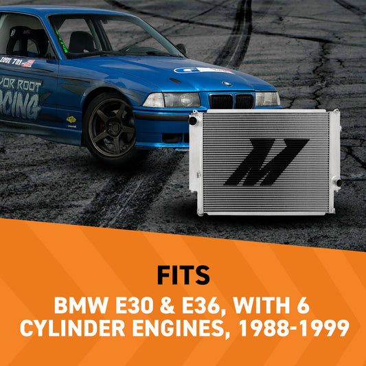 MISHIMOTO MMRAD-E36-92 Mishimoto MMRAD-E36-92 Aluminum Radiator for BMW E36 3-Series 1992-99