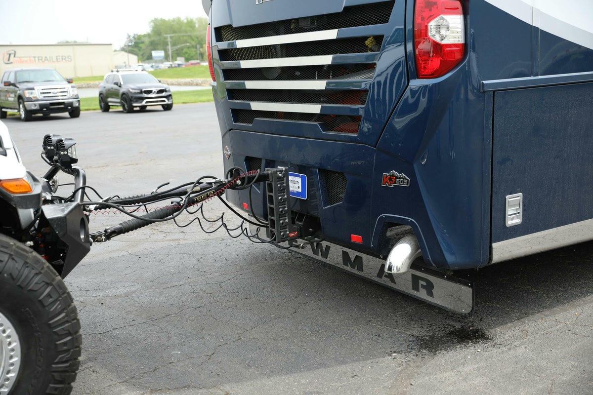 GEN-Y Hitch GH-1924 GEN-Y Hitch Gen-Y Mega Duty 2.5in Shank 6in Offset Drop 32K Hitch w/GH-0161 Dual-Ball/GH-0162 Pintle Lock - GH-1924 Exterior