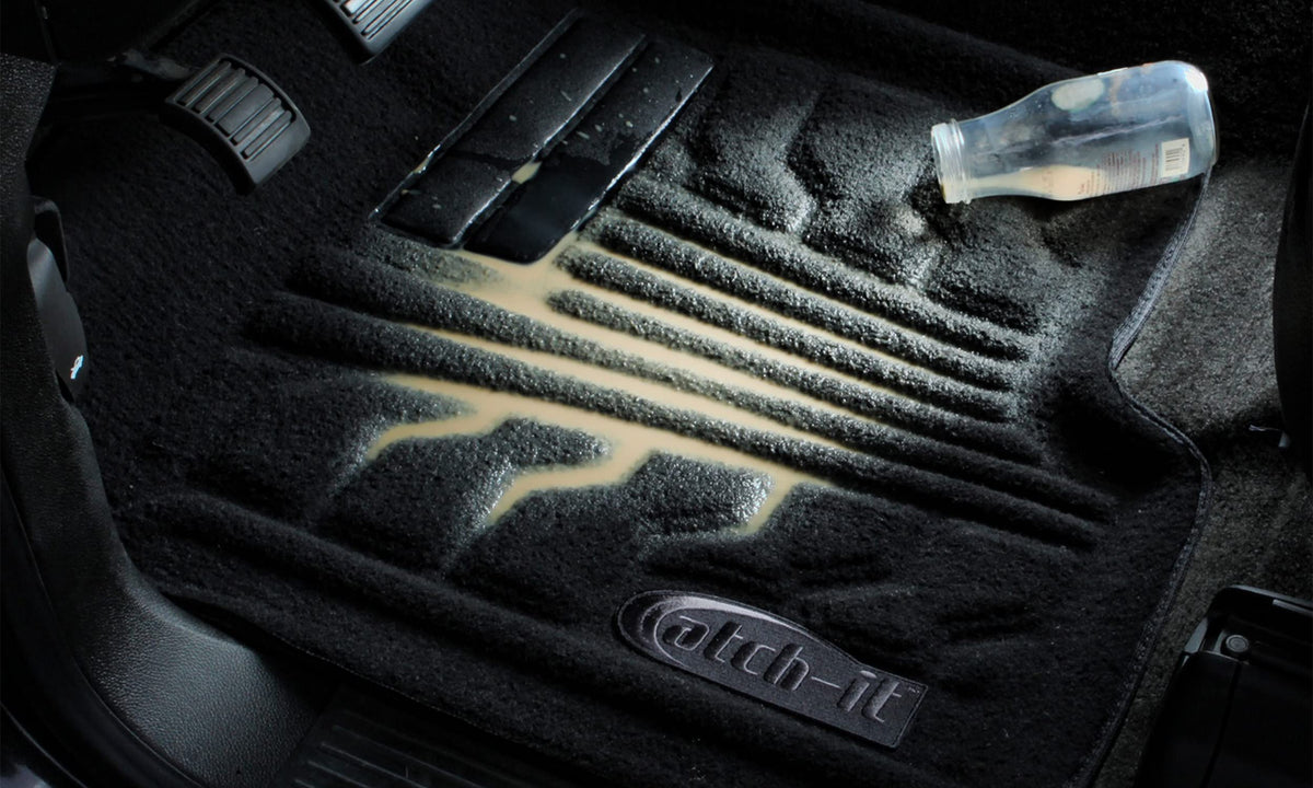 LUND 583136-G Lund 583136-G Catch-It Carpet Grey Front Seat Floor Liner, Set of 2, 1 Pack