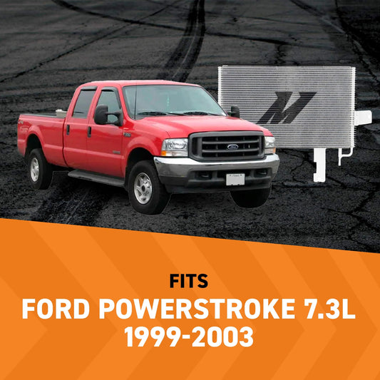 MISHIMOTO MMTC-F2D-99SL Mishimoto MMTC-F2D-99SL Trans Cooler, Powerstroke 7.3L 1999-03, Silver