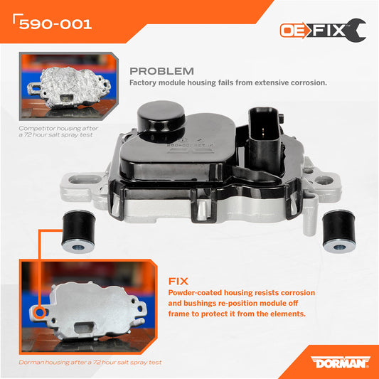 DORMAN 590-001 Dorman 590-001 Fuel Pump Driver Module with Mounting Bolts Compatible with Select Models (OE FIX)